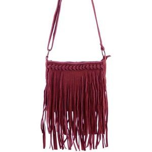 Leather Maroon Purse